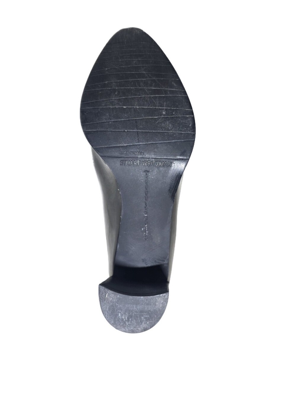 Stuart Weitzman x Gigi Hadid "Gigi Boot" Iron Specchio Metallic Size 8 - Picture 10 of 13